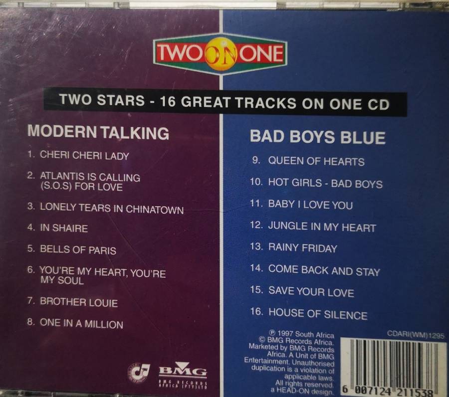 Modern Talking & Bad Boys Blue - Two On One (CD)