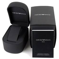 LATE START!!! MENS EMPORIO ARMANI BLUE DIAL STAINLESS STEEL CHRONOGRAPH WATCH AR2448 ##BRAND NEW##