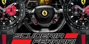 Ferrari Scuderia Men's Analog Stainless Steel Chronograph Watch - SUPER DEAL !!