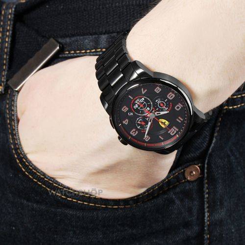 LATE START!! MENS FERRARI SCUDERIA CHRONOGRAPH WATCH ##BRAND NEW##