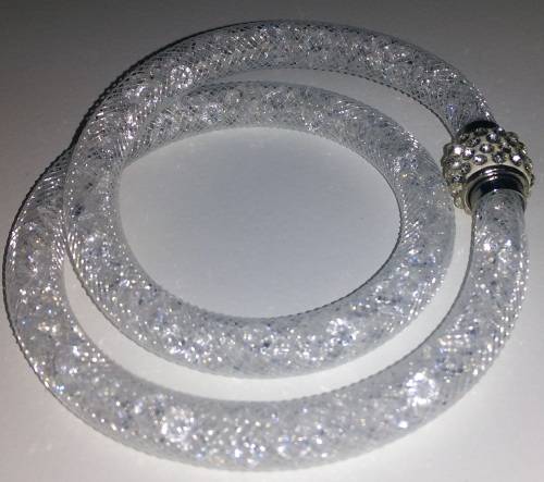 STUNNING!! MESH BRACELET WITH SWAROVSKI ELEMENTS