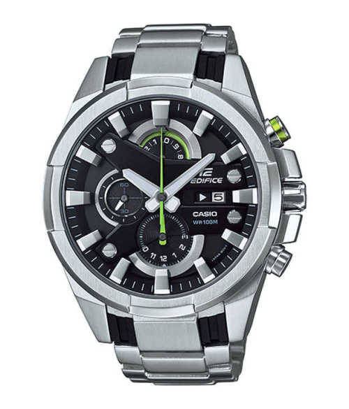 CASIO Edifice Men's Silver Stainless Steel Chronograph Quartz Watch