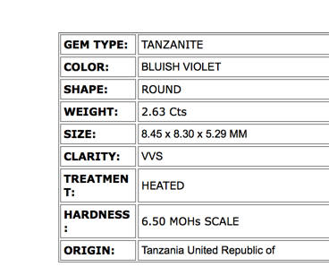 ***SEE VIDEO!!*GIL CERTIFIED**100% NATURAL 2.63Ct EXCELLENT - TOP LOOKING TANZANITE LOOSE GEMSTONE