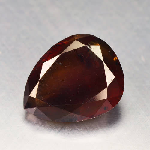 ***CERTIFIED***1.99CT NATURAL SPARKLING RARE FANCY DARK RED COLOR PEAR CUT DIAMOND I1+-