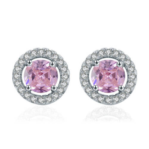 Attractive 6mmx6mm Simulated Diamond Earring