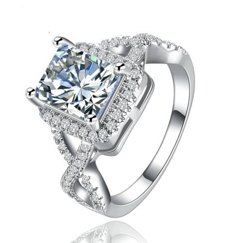 Romantic 2.5 Carat Simulated Diamond Ring with Accents