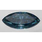 Stunning 0.55ct NATURAL ENHANCED Sparkling Rare Sky Blue Fancy Color Marquise Cut Diamond i1