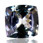 0.93 Ct ULTRA RARE RICH COLOR TOP LUSTER CUSHION SHAPE VIOLETISH BLUE TANZANITE ERV R17890