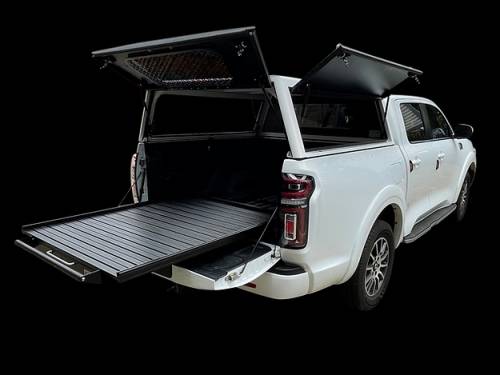 REPON Set of 2 Heavy Duty 76mm 4 x 4 Bakkie Drawer Slides With Lock