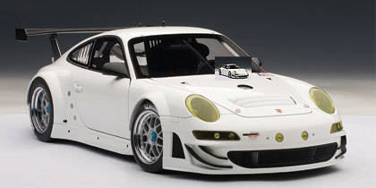Autoart PORSCHE 911 (997) GT3 RSR PLAIN BODY WHITE 10 1/18 #AA81073