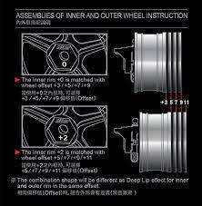 MST GT CHROME  1/10 RC INTERCHANGEBLE OFFSET DRIFT WHEELS SET OF 4