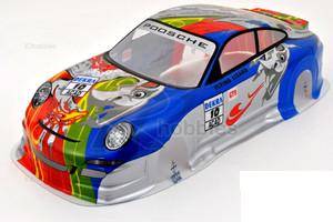 Porsche 911 GT3 RS -195mm RC body Pre Painted fits 1/10 rc car.