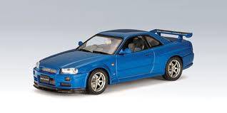 Autoart NIssan Skyline R34 GTR 1999 Blue #57301