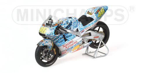 HONDA NSR 500 dirty version  - VALENTINO ROSSI - WORLD CHAMPION - GP 500 2001 MUGELLO L.E.