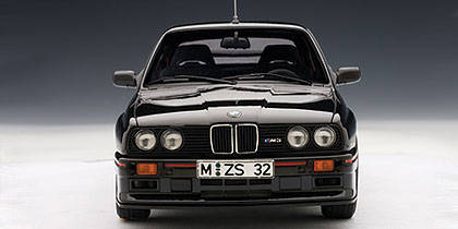 AutoArt BMW E30 M3 SPORT EVOLUTION (BLACK) 1:18