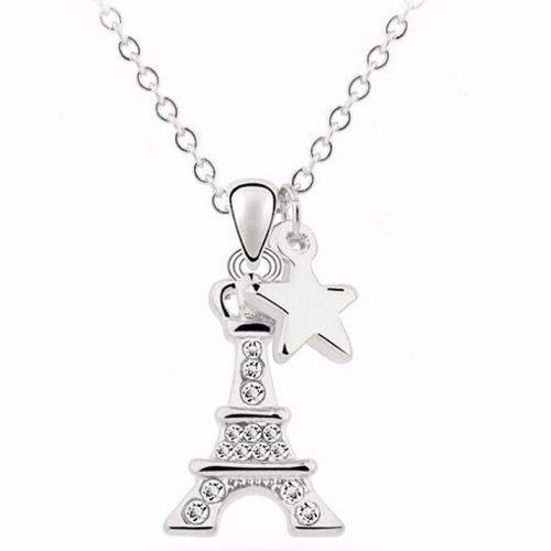 9K White Gold Filled AAA CZ Necklace