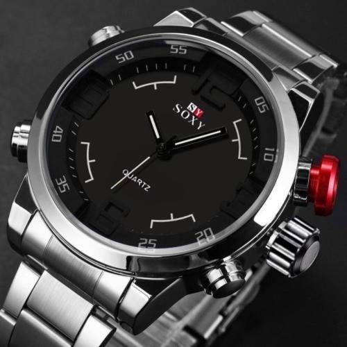 Luxury Mens Army Sport Wrist Watch Waterproof Analog