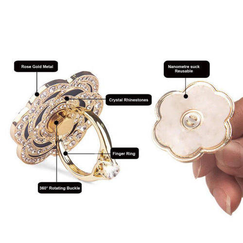 Car Mobile Phone Grip Holder Stand Finger Ring Metal For Cell Phone