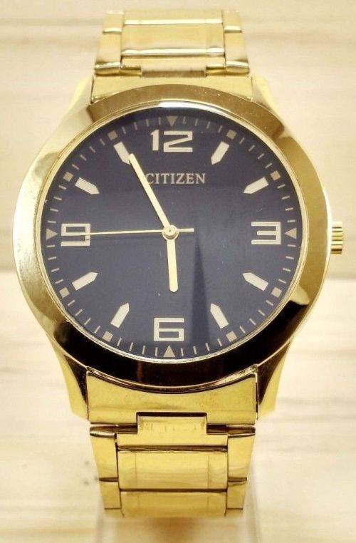 RARE VINTAGE MEN'S CITIZEN QUARTZ 42MM JAPAN MADE WRIST WATCH FOR GENTS WEAR