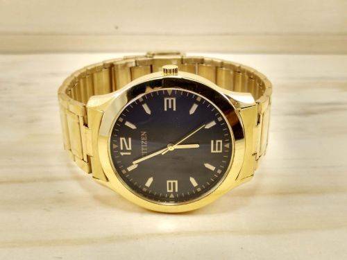 RARE VINTAGE MEN'S CITIZEN QUARTZ 42MM JAPAN MADE WRIST WATCH FOR GENTS WEAR