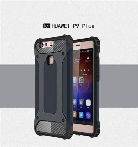 iPhone 7 Cover Shockproof Rugged Hybrid Rubber Case Cover - BLACK
