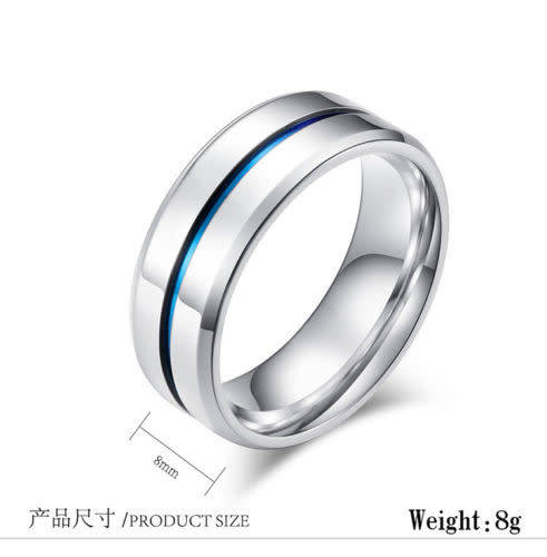 Stainless Steel Titanium Band Ring Wedding Engagement Size 11