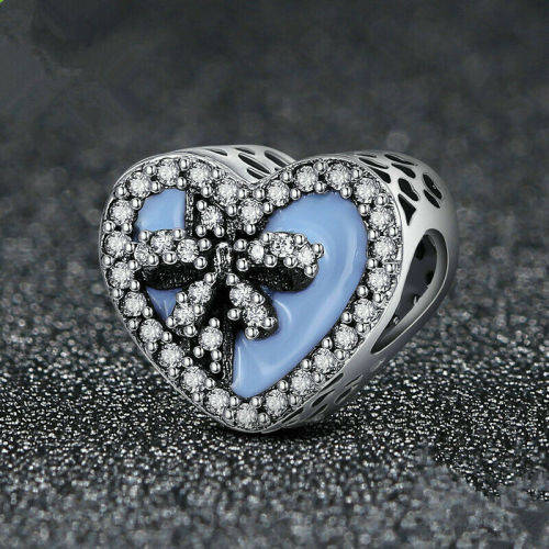 1pcs Silver  European Charm Beads Fit 925 Necklace, Bracelet Pendant Chain