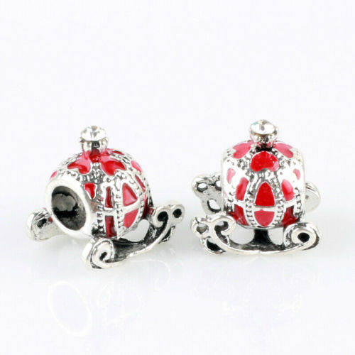 1pcs Silver European Charm Beads Fit 925 Necklace Bracelet Pendant Chain