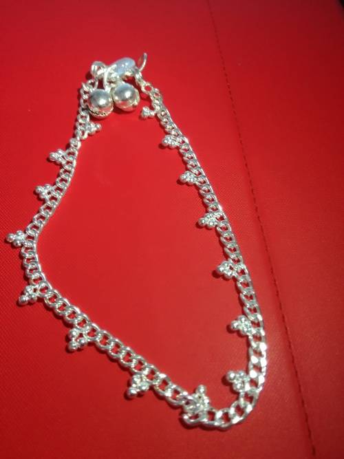 Fashion Jewelry Silver Plated Payal double layer Elegant Ankle