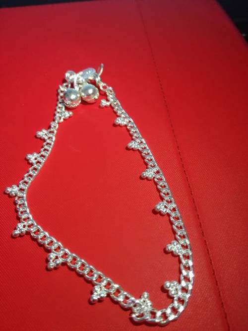 Fashion Jewelry Silver Plated Payal double layer Elegant Ankle
