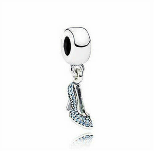 1pcs High Heel Silver European Charm Beads Fit 925 Necklace Bracelet Pendant Chain