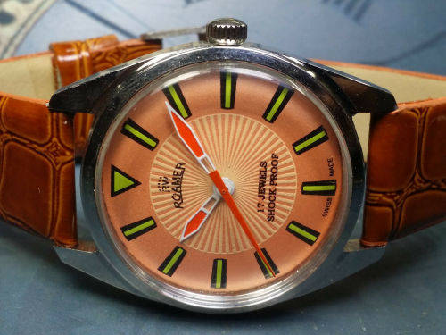 Vintage ROAMER Swiss Made Mechanical Handwinding Movement Mens Wrist Watch