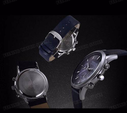 North Luxury Men Watches Waterproof Genuine Leather Fashion Casual Wristwatch