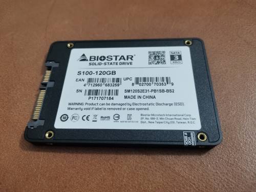 BIOSTAR 120GB SSD 2.5inch like new