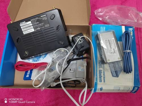 2x D-Link ADSL2+ router and ADSL Modem