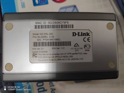 2x D-Link ADSL2+ router and ADSL Modem