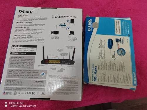 2x D-Link ADSL2+ router and ADSL Modem