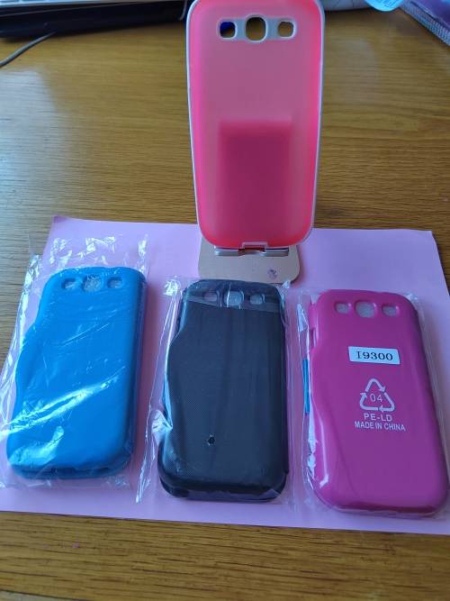 LOTS X4 SAMSUNG  GALAXY S3 Rubber Case Cover