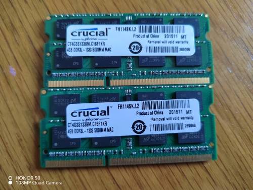 Crucial 4GB DDR3L-1600 SODIMM MAC