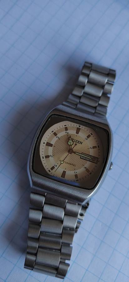 Vintage Citizen 21J Mechanical Automatic Day&Date Movement Mens Wrist Watch