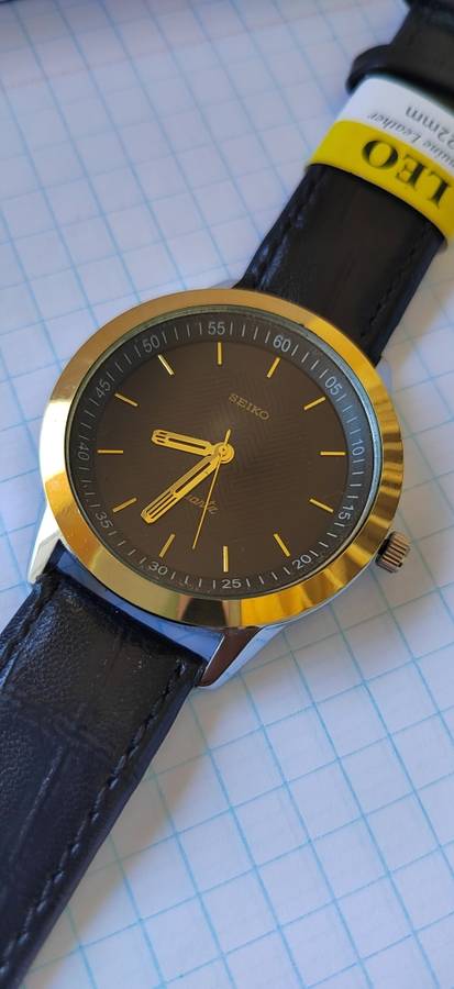 WRIST WATCH QUARTZ BATTERY GENTS MEN WRIST WATCH JAPAN