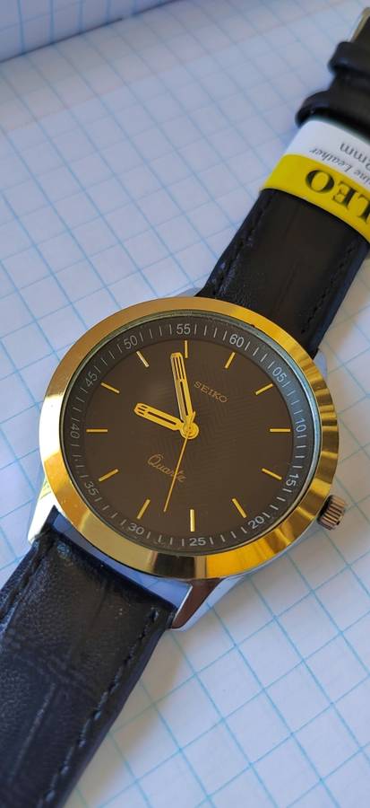 WRIST WATCH QUARTZ BATTERY GENTS MEN WRIST WATCH JAPAN