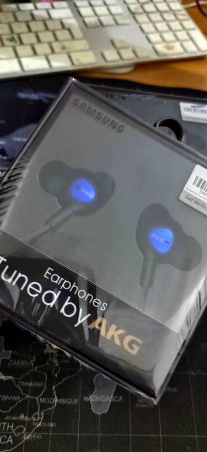 AKG Headset Earphones - Colour Blue Type C connector