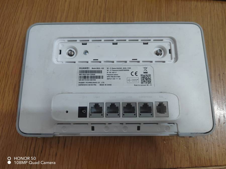 Latest Huawei 4G Router 3 Pro model B535 (It take a SIM CARD) up 64 users