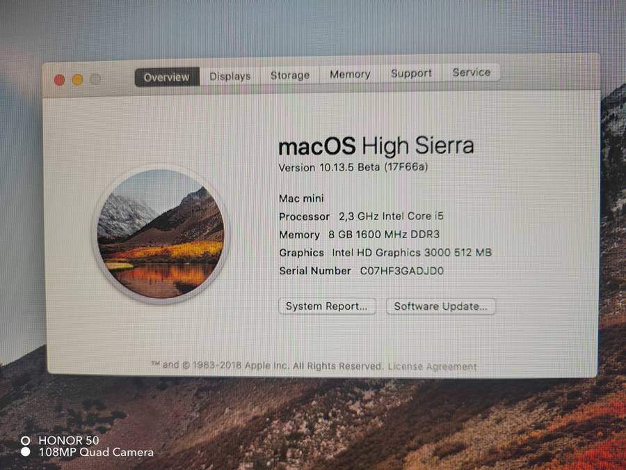 Mac Mini Late 2011 with i5 processor