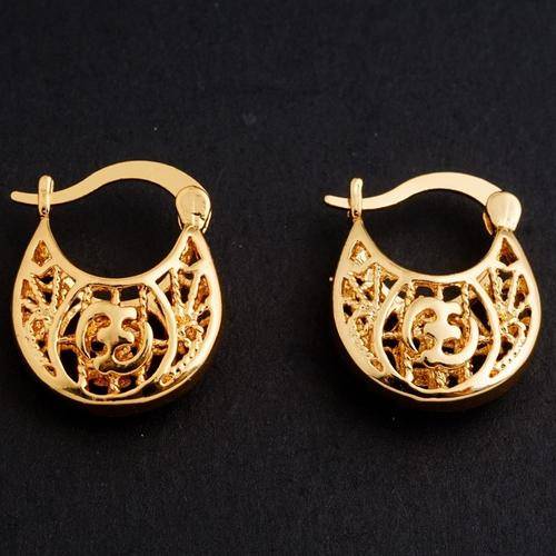 24K Gold Filled Hoop Earrings