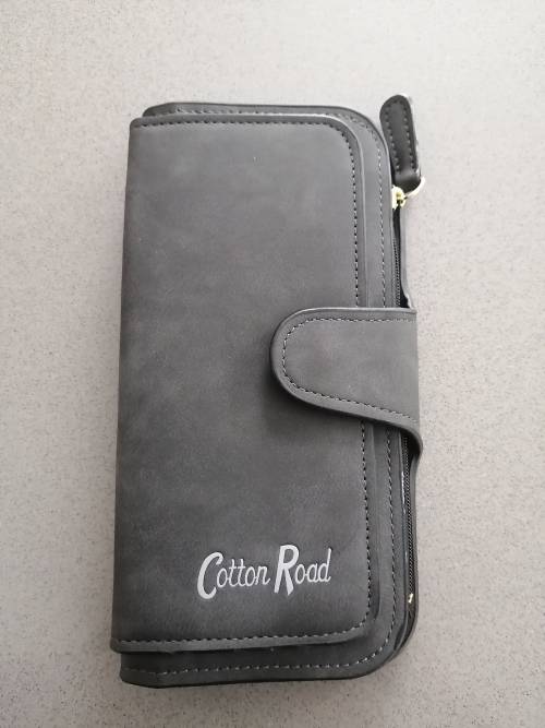 Black Cotton Road Purse