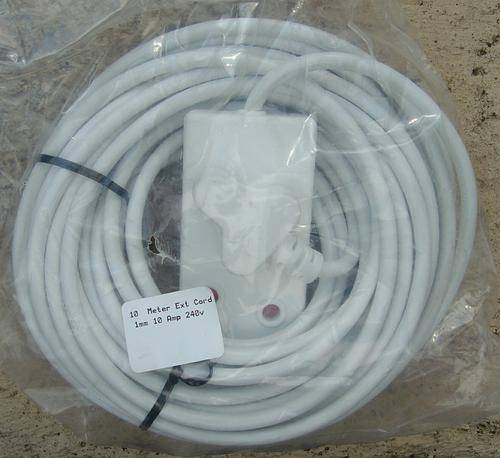 10 METER EXTENSION CORD WITH 2 COUPLERS, NEW