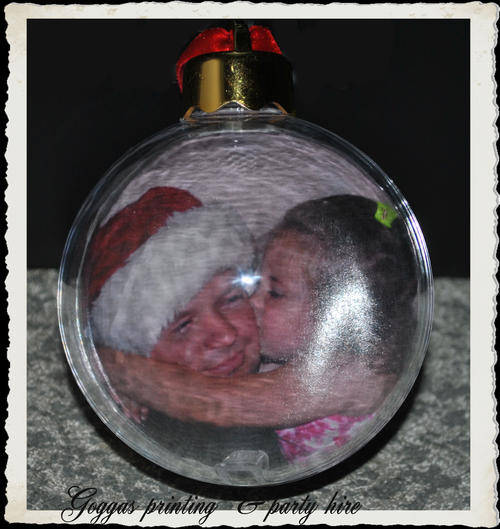 Photo Christmas bauble