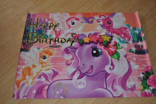 PVC My little pony party banner  for sale